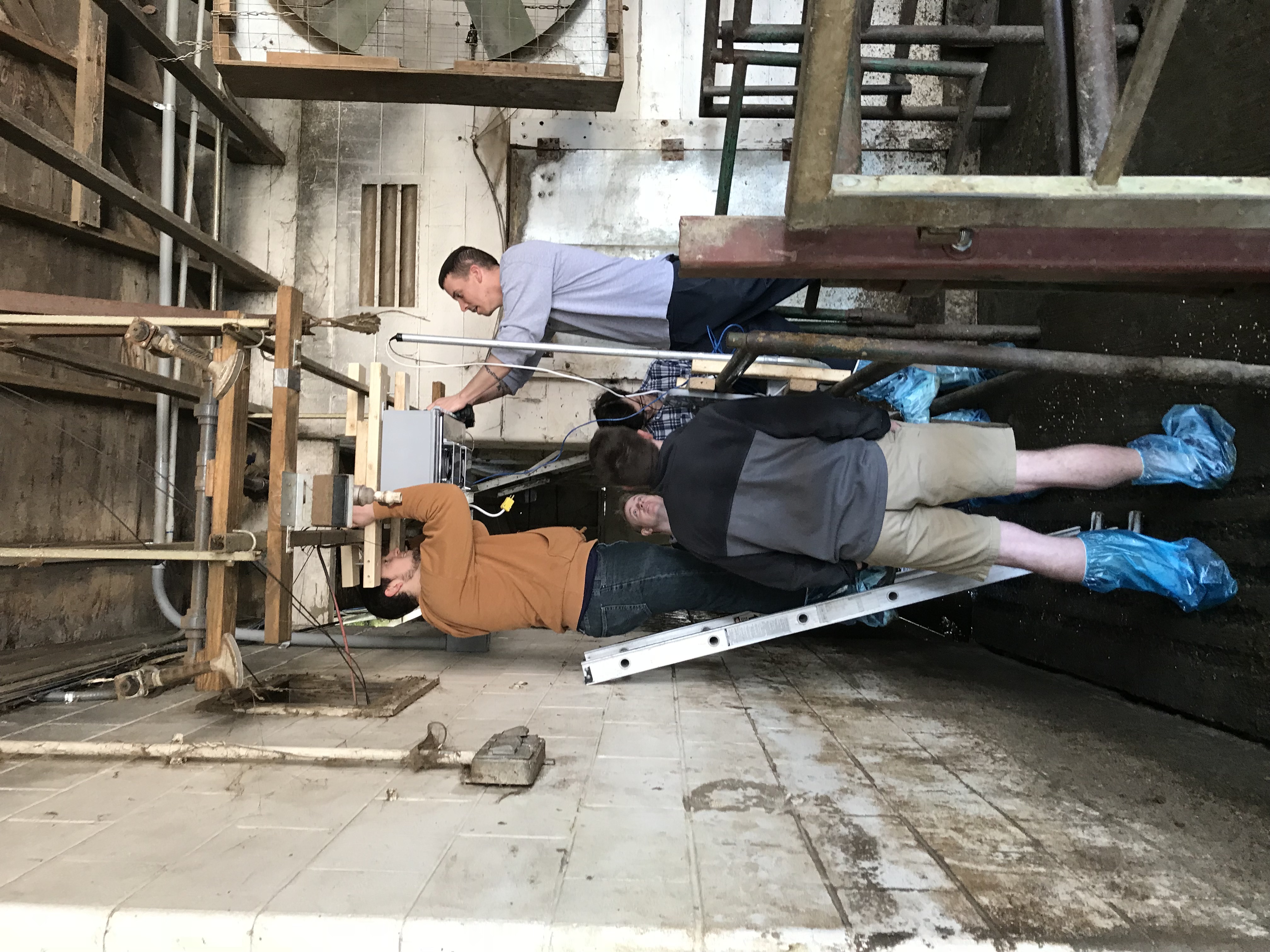 A senior design team installed a fully self-contained body condition scoring system based on an Intel Realsense camera monitoring cows as they exit the dairy parlor at the UK dairy