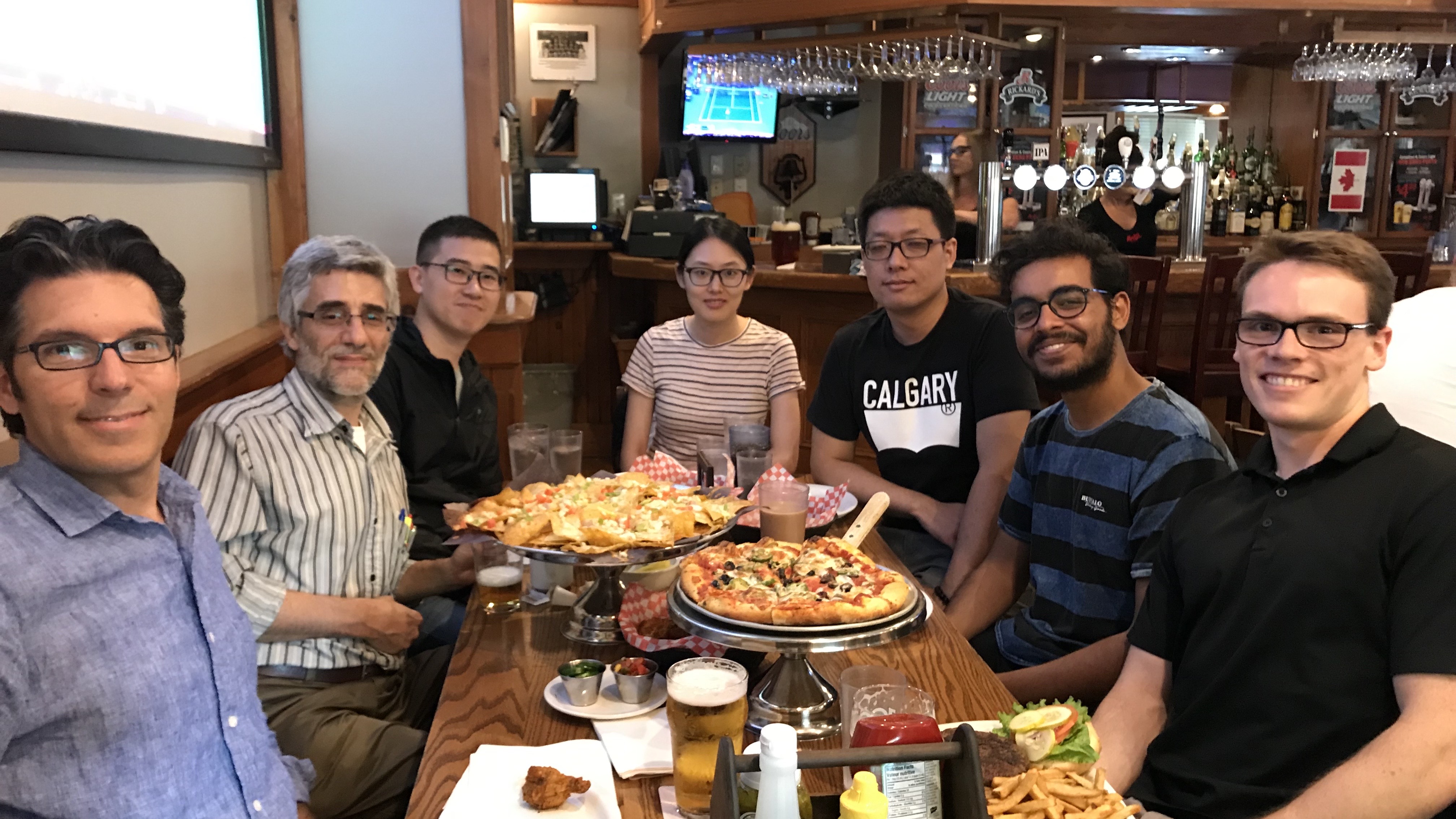 Dr. Lau visiting the University of Waterloo as an external PhD committee member for a dissertation on structured light